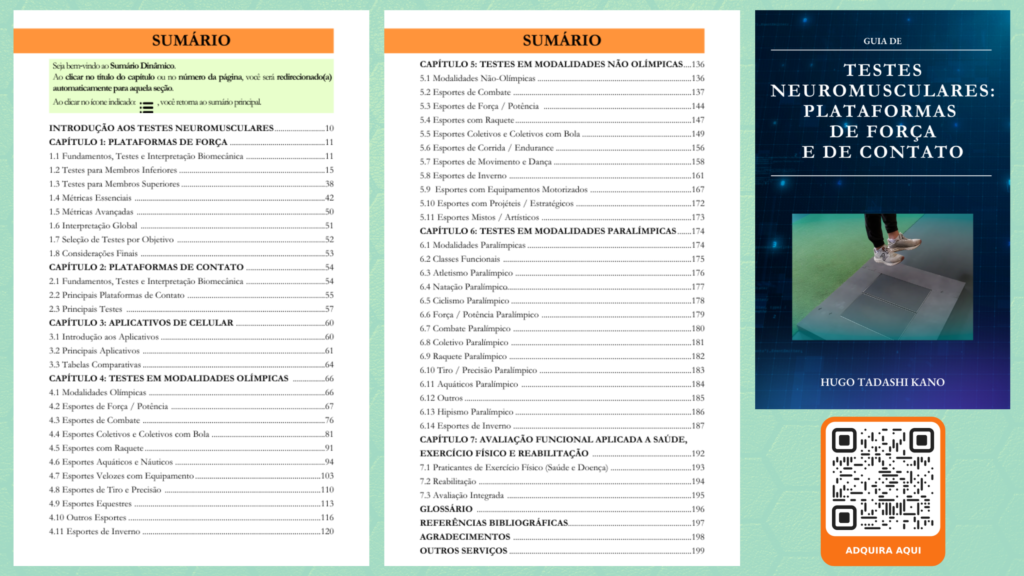 Livro Testes Neuromusculares Plataformas de Força Sumários