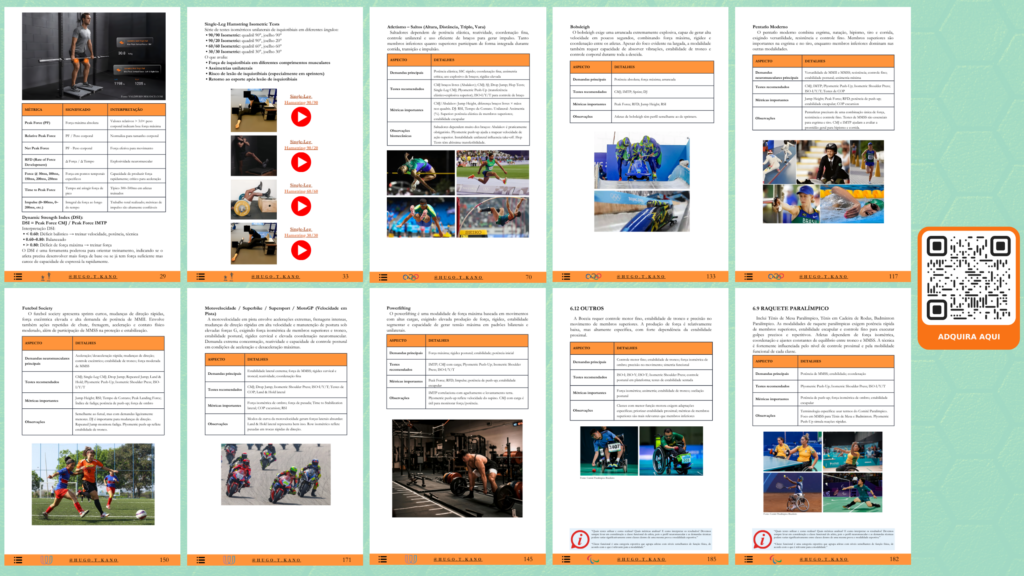 Livro Testes Neuromusculares Plataformas de Força olímpicas paralímpicas