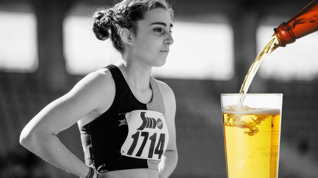 queda de rendimento por causa do álcool